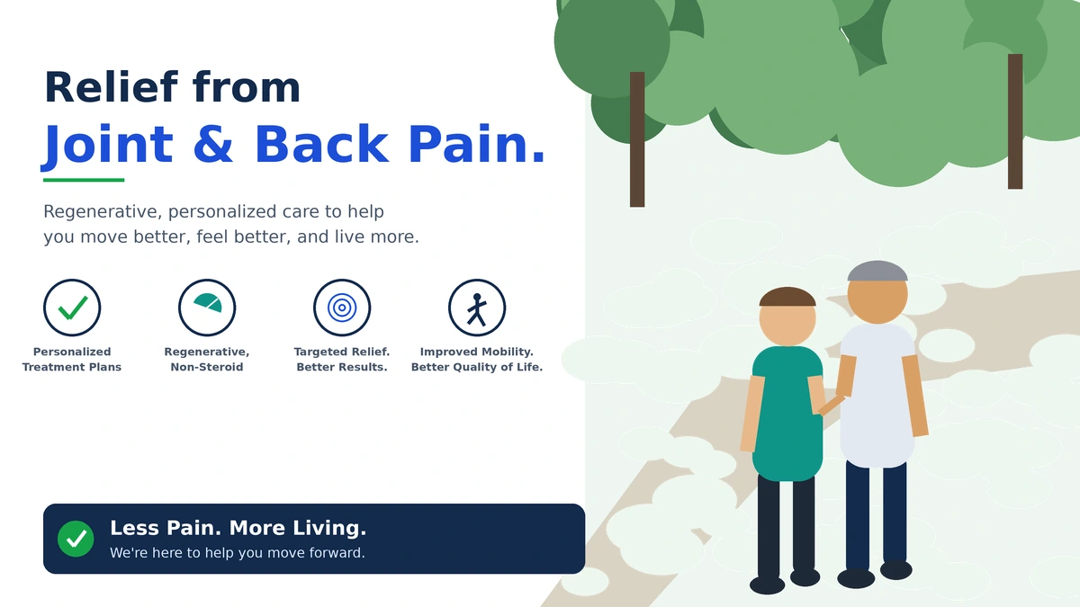 relief from joint and back pain